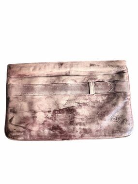 Vintage Charles Klein Genuine Leather Clutch – Made in Italy